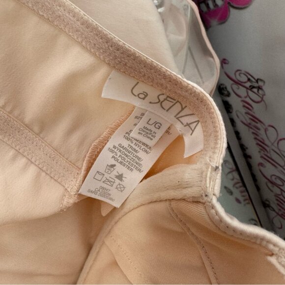 La senza corset bustier top soft blush peach gold cream luxury sexy lingerie top - Picture 9 of 10